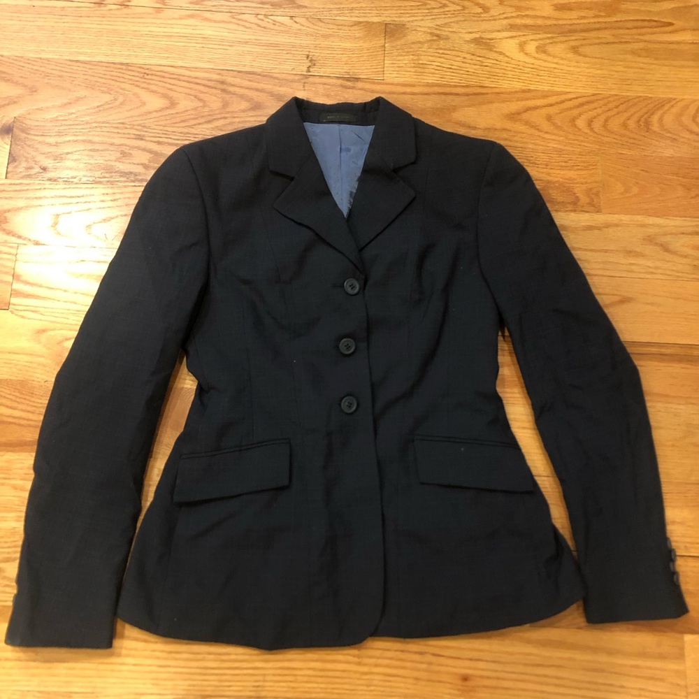 RJ classics show coat navy women’s size 0 short like new